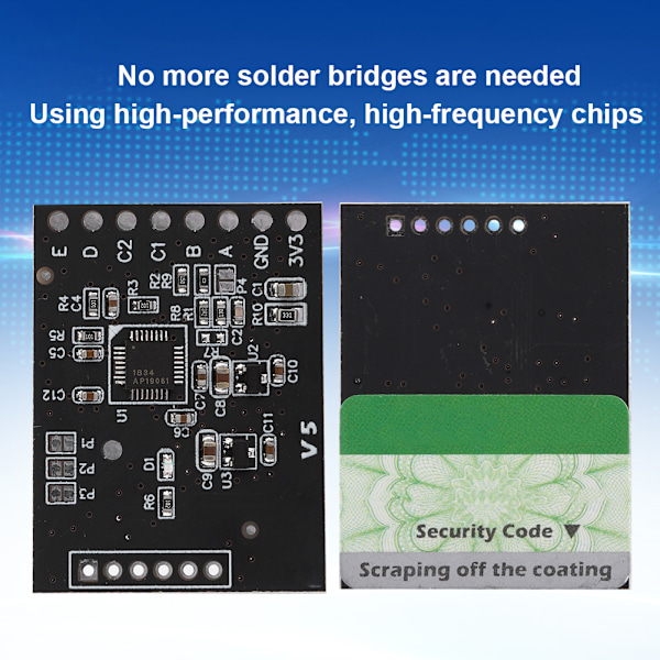 Portabel Kvalitets ABS ACE V5 Chip Högfrekvent Ersättningstillbehör för X360 Värd