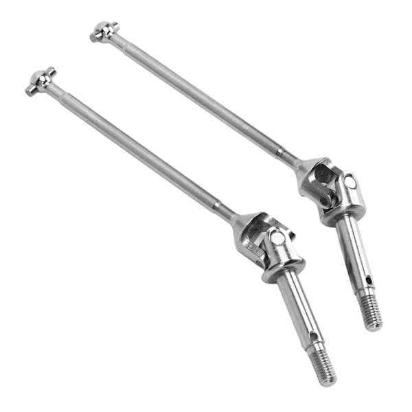 2 st RC Framdrivaxlar Stål RC Transmissionsaxel Ersättning för Losi Baja Rey 1/10 RC Bil Silver