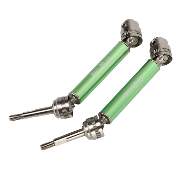 1 Par RC Drivaxlar Stål Aluminium Legering 12cm Längd CVD Bakre Drivaxlar för TRAXXAS SLASH 1/10 Grön