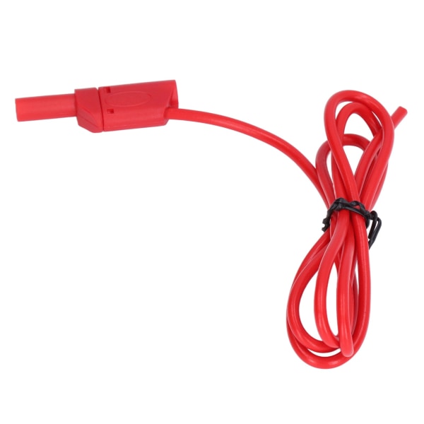 Bananplugg Testkablar Kit Säker typ hane till hane elektrisk set J.70016 4mmRöd