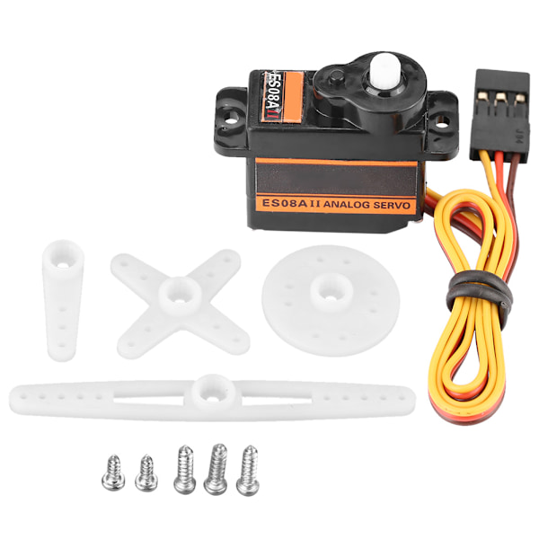EMAX ES08AII Micro mycket känslig analog servo för RC-modell