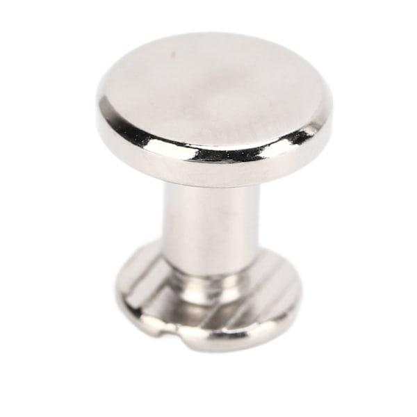 200 Sarjaa Chicago Ruuveja 9.5x8mm DIY Yhtenäinen Pinnoite Messinki Nahkaruuvi Niitit Pyöreä Pää Kupariniitit Kiinnikkeet Hopea