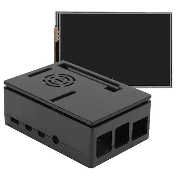 Raspberry Pi 4B -sarja ABS-kotelo suojakuori 3,5 tuuman näyttö jäähdytyselementti ruuvimeisseli