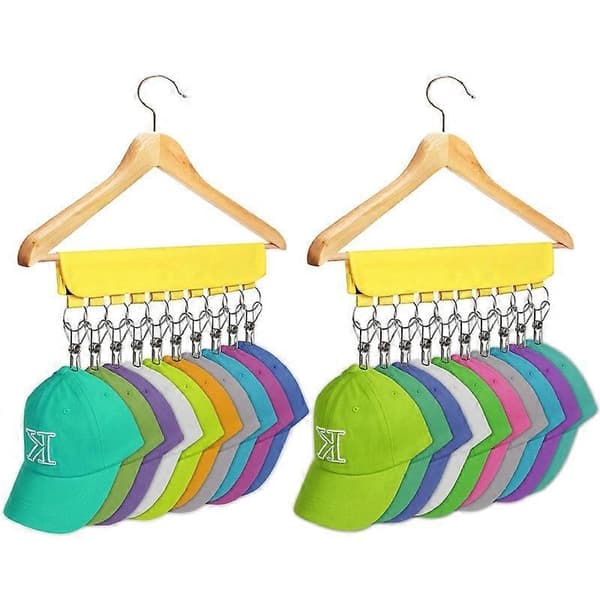 Hat Rack for Baseball Caps, Hat Organizer for Hangers, Room, Wardrobe