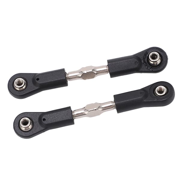 2 stk. RC Servo Link Styrestang 8020 Sort Styrekobling til ZD Racing 1/7 DBX07 EX 07