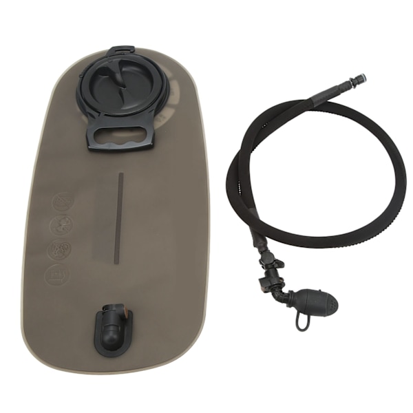TPU Vattenpåse med PVC Drickslang Stor Kapacitet Utomhus Dricksväska Bergsklättring Löpning Reservoar Väska 2.5L