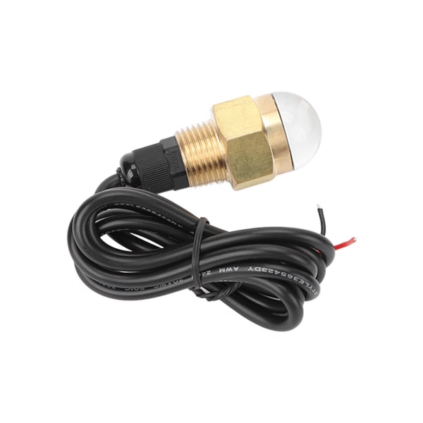 Dräneringsplugg LED-ljus IP68 Vattentät 1/2tums gänga 840LM Undervattenslampa Universal för Yachtfartyg