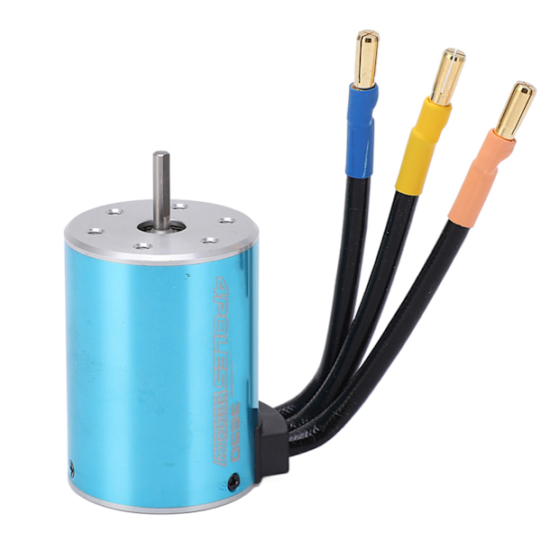 Rcharlance 3650 3900KV børsteløs motor RC Combo til 1/10 fjernstyret bil (motor)