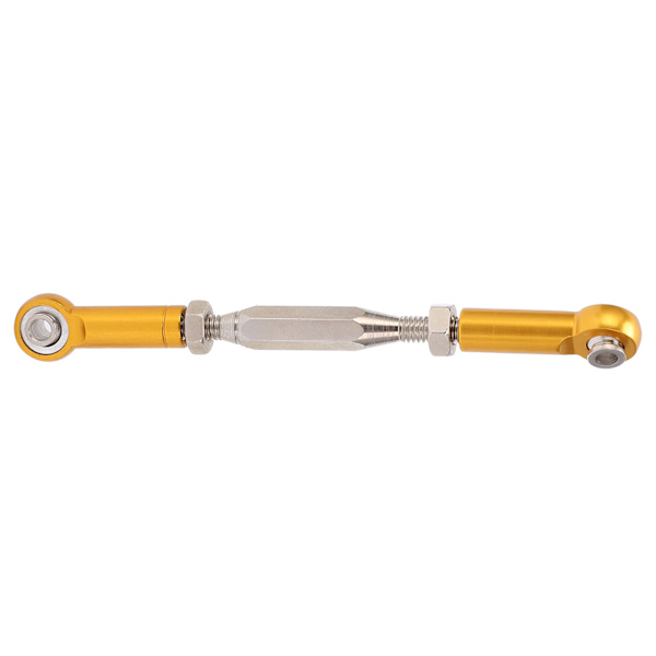Justerbar RC Servostang Trækstang Metal Styrestang til JLB 1/10 RC Truck Biler Guld