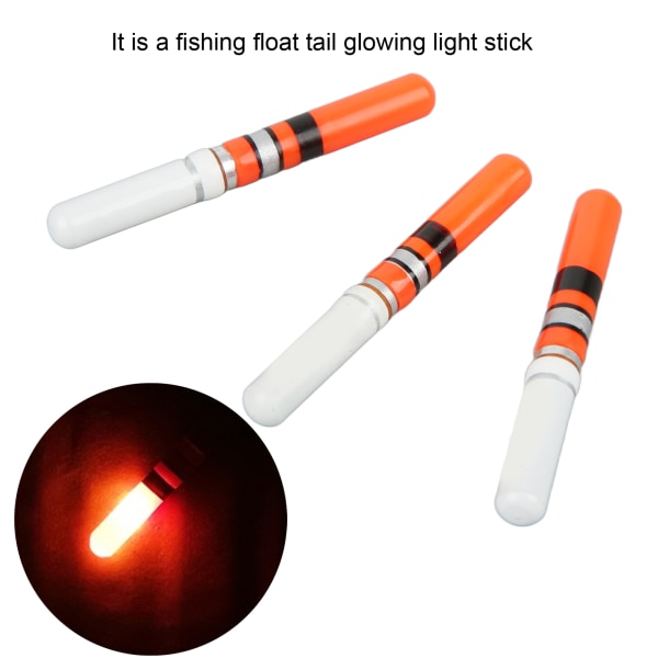 Lysende glødende LED-flåder til natfiskeri (3 stk)