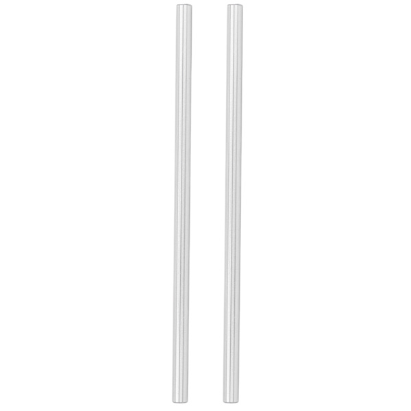 2 stk. 8 mm lineær aksel med høj præcision, forkromet stål, bevægelsesstyrecylinder til 3D-printer, 400 mm / 15,7 tommer
