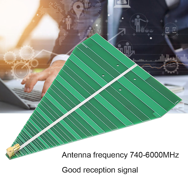 Godt mottakssignal Bredt akseptområde 740MHz-6000MHz UWB Ultra Wideband Antenne