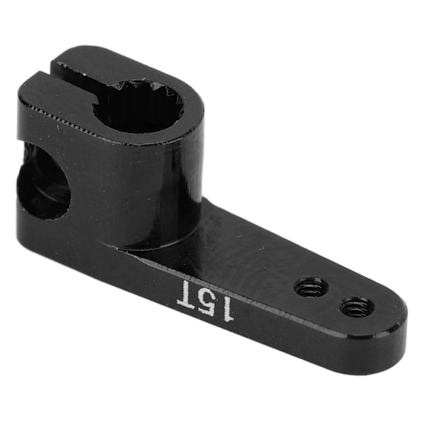 Metall servoarm i aluminiumlegering 15T stabil RC styrservohorn for AXIAL SCX24 1/24 RC bil svart