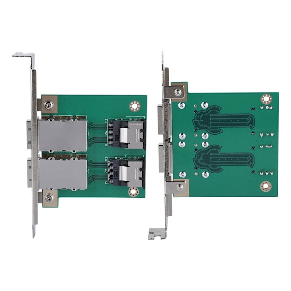 Dual Mini SAS 36P-26P SFF8087 till SFF-8088 Server Adapterkort 8088-8087 Konverterare PCI-fäste