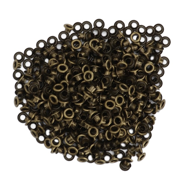 500 stk. trykknapper, jernmateriale, flat, glatt, lyse overflater, lett, fargerike syknapper YK4/5‑004 (bronse)