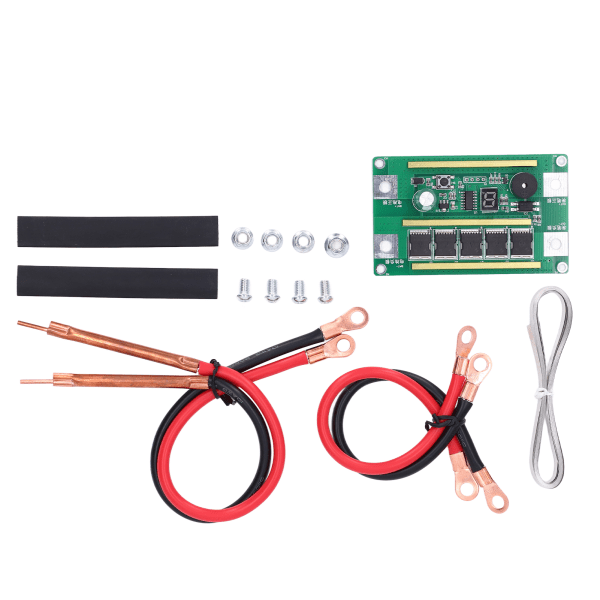 Svejsemaskine kredsløbskort PCB DIY punktsvejser sæt batterilagring loddekredsløbskort bart metalsæt