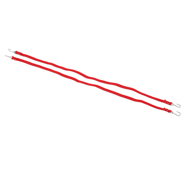 2 kpl RC Elastisen Bagagehihnoja Nylon Yleinen RC Bungee Kiinnitys Naru Kaikille RC Autoille Punainen