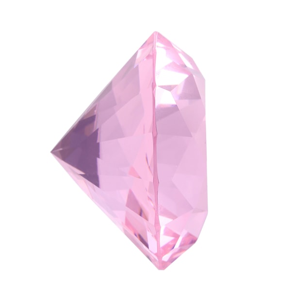 Nail Art Display Glas Crystal Diamond Håndmodel Shoot Ornament Manicure Accessories Pink