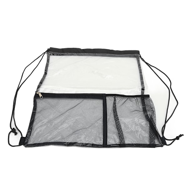 Foldbar gjennomsiktig PVC-strandveske - stor kapasitet, gjennomsiktig, perfekt for bading og strender