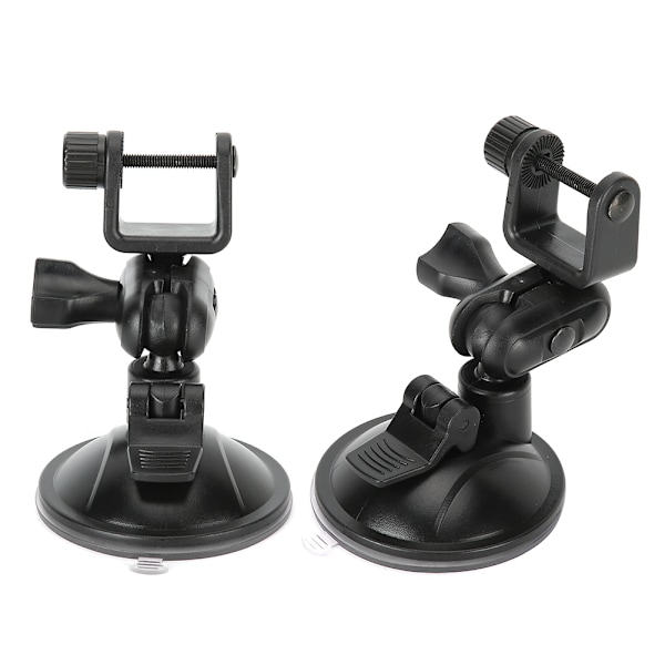 2 stk. 360 graders roterende videokamerafeste for bil med sugekopp, 65 mm GPS-sugekoppholder U-formet hode