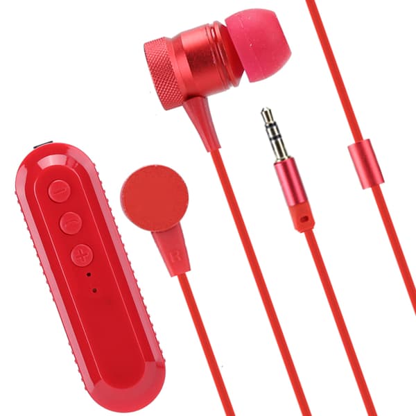 Lavalier Clip‑on Bluetooth 4.1 Headset Hörlur Stabil Sändning Röd