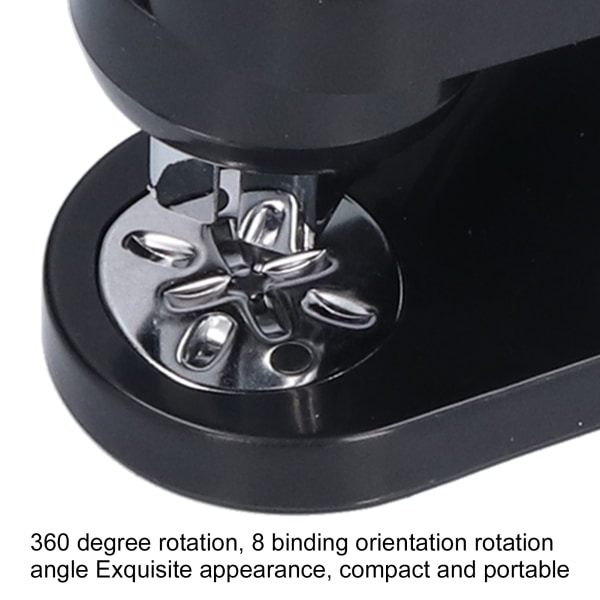 360 graders rotasjons ergonomisk skrivebordsstiftemaskin med 8 bindeposisjoner for skole, kontor og husholdning