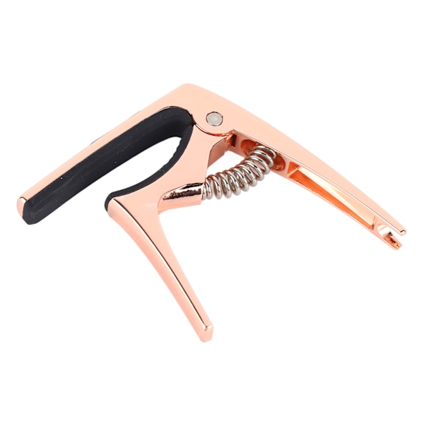 Gitarr Capo Metal 3 i 1 bärbar för akustiska elektriska gitarrer Ukulele tillbehör Rose Gold