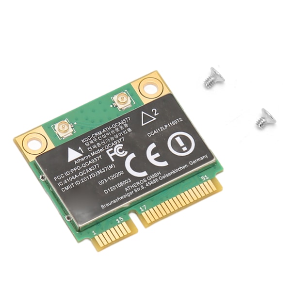 Mini PCIE Netværkskort Dual Band WiFi Bluetooth 4.2 433Mbps Højhastigheds Trådløst Netværkskort Adapter til Windows 7 8 10