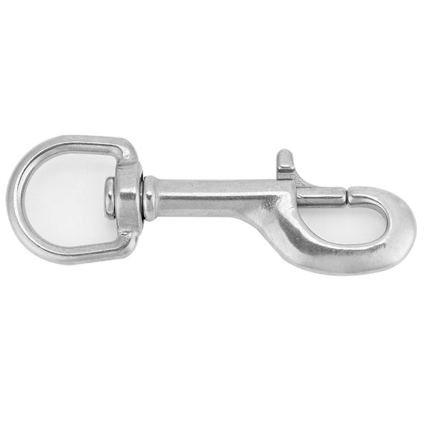 316 rustfritt stål enkelthode krok Swivel Eye Snap Scuba Diving Accessory (90MM, hvit)