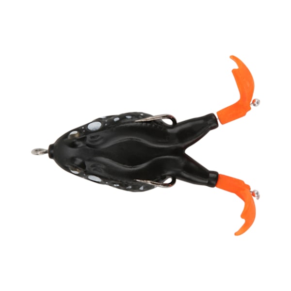Dobbelt Propeller Frø Fiske Lokkemad Fleksibel Tyk Holdbar Kunstig Simulering Fiske Agns 8#