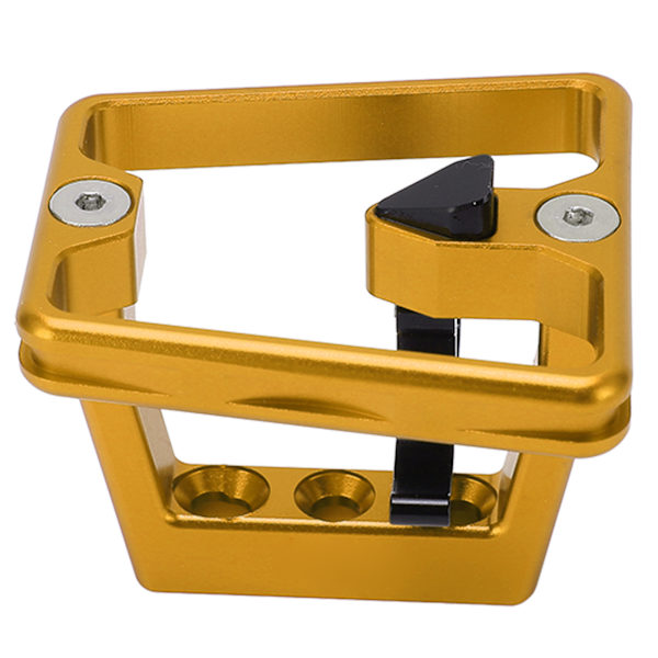Foldbar cykel forreste bærer Adapter Aluminiumlegering Hul Skåret Mount Base til Poday Gold