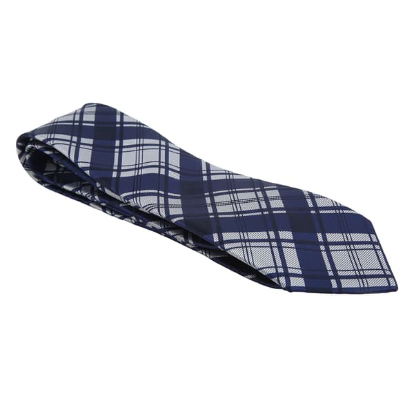 PlaidMen Slips Klassisk Stil Polyester Garn Design Business Slips til Bryllupper Fester Forretning