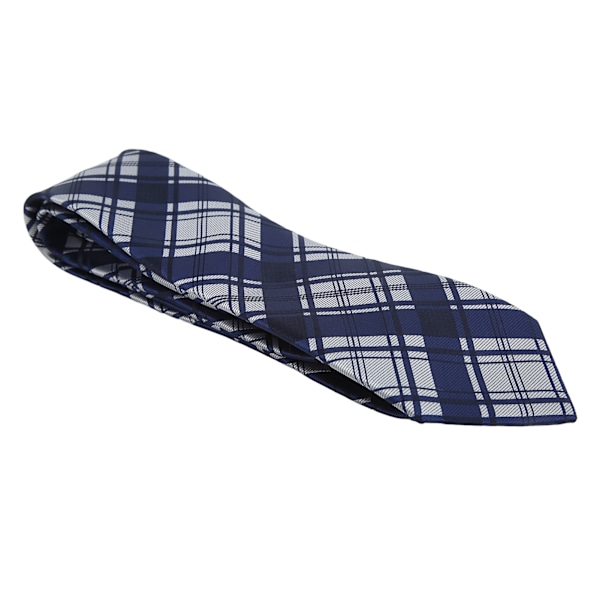 PlaidMen Slips Klassisk Stil Polyestergarn Design Affärsslips för Bröllop Fester Affärer