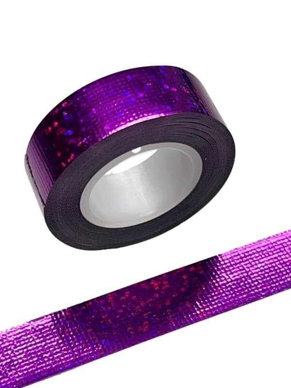 Solid Foil Holographic Glitter Effect Washi Tape Decorative Self-Adhesive Masking Tape 15mm x 5m