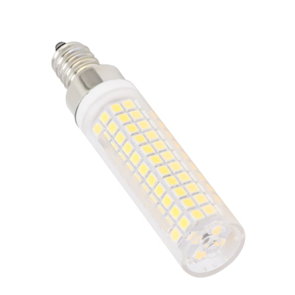 E12 LED-majslampa 1200LM 136LED dimbar lampa för ljuskrona taklampa vägglampa 110V kall vit