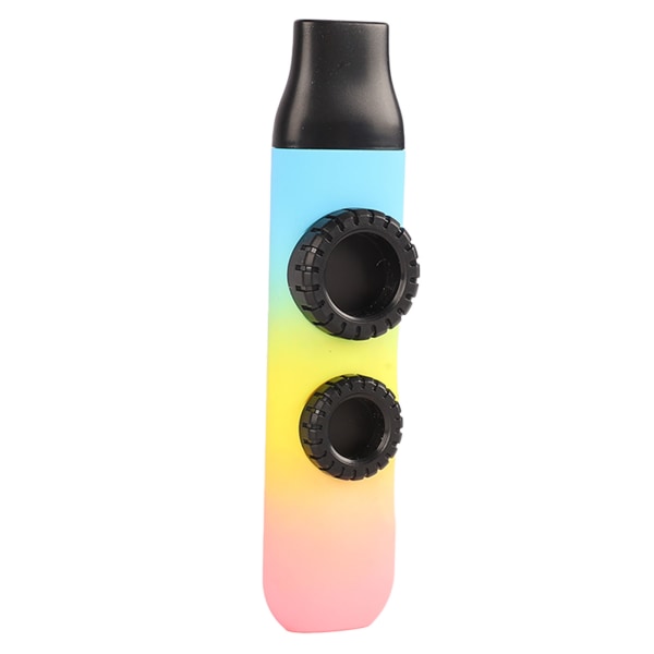 Kazoo Plastic Professional säädettävä äänisoitin 10 kpl huilukalvoilla Ukulele Viululle High Gloss Tri Color Gradient