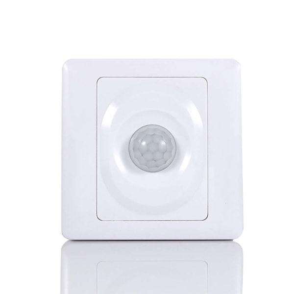 220V Automatisk Infraröd PIR Rörelsesensor Brytare Väggmontering LED Nattlampa