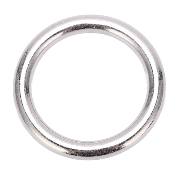Svejses O-ring Rustfrit Stål Svejses Rund Ring til Navigationsdykning Hængekøjer og Tasker 10x60 mm