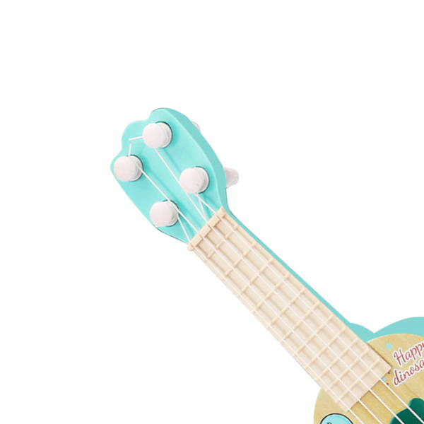 Toddler Ukulele Gitarr Leksak Tecknad Mini 4 Strings Barn Barn Utbildning Lärande Musikinstrument Dinosauriemönster