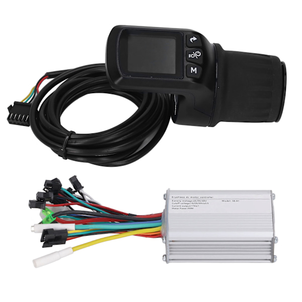 24V 36V 48V 350W Elektrisk Scooter Cykel Børsteløs Motor Hastighedsregulator LCD Idisplay Fuld Greb Halv Greb Sæt