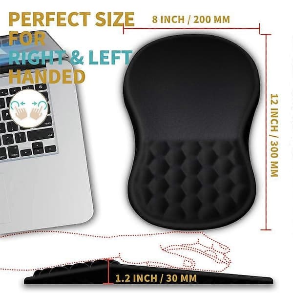 Ergonomic Mouse Pad with Wrist Rest and Massage Function