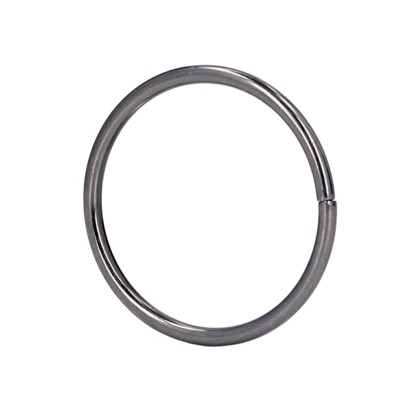 50 kpl Metallirenkaita Rauta Materiaali Kestävä Tukeva Monikäyttöinen Kiiltävä Kirkas Väri Metalliset O-renkaat Laukku Vaatteet Harmaa 38x3mm