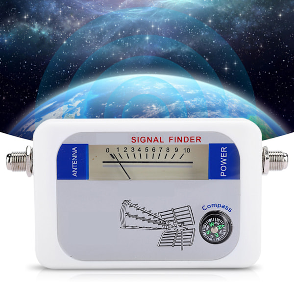 DT‑007W Känslig Digital Satellitsökare Signalstyrkemätare för TV