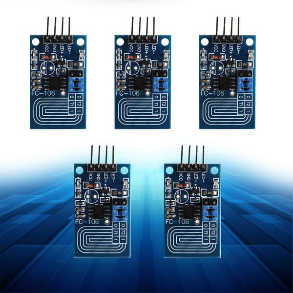5st Kapacitiv Touch Dimmer Steglös Dimning PWM Kontrollpanel LED Dimmer Switch Modul