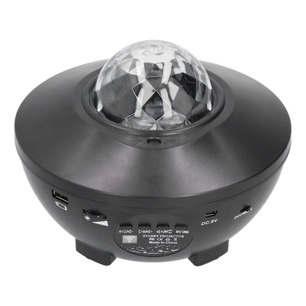 LED-stjerneprojektor USB-drevet nattlyslampe Bluetooth-tilkobling musikkspiller for barn