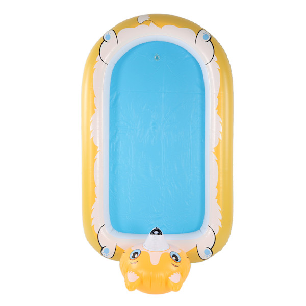Täytettävä sprinklerialtaalla PVC Kids Cute Water Spray Pad Splashing Fountain Toys ulkoilmaan takapihalle pentu