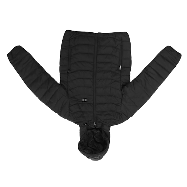 Opvarmet Hoodie Jakke Dobbelt Kontrol 3 Power Justerbar 15 Zone Vaskbar Elektrisk Jakke M