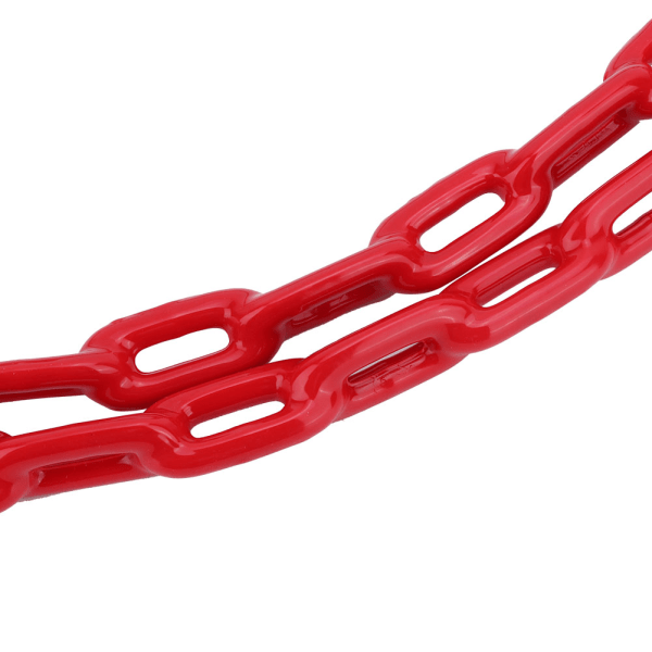 1,5m Børn Udendørs Indendørs Plastic Coated Jern Legeplads Swing Link Chain Legetøjstilbehør (rød)