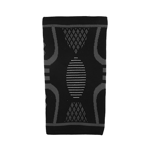 Stickade knäskydd i nylon Dubbelvävd textur Elastisk knäskydd för Fitness BasketM