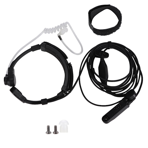Luftakustisk tub Strupmikrofon PTT Headset för BaoFeng UV XR A 58 UV 9R Plus GT-3WP